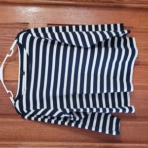 Women's J. Crew boatneck striped top